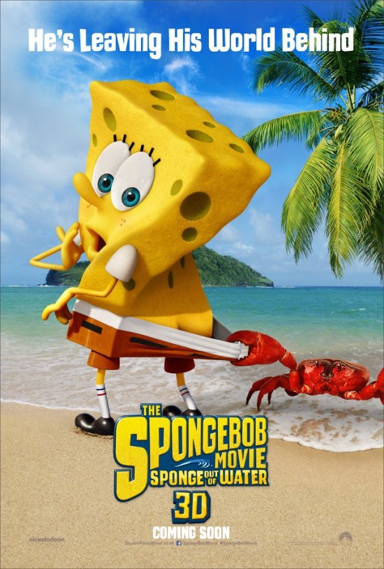 live action spongebob squarepants movie The SpongeBob Movie Sponge Out of Water poster