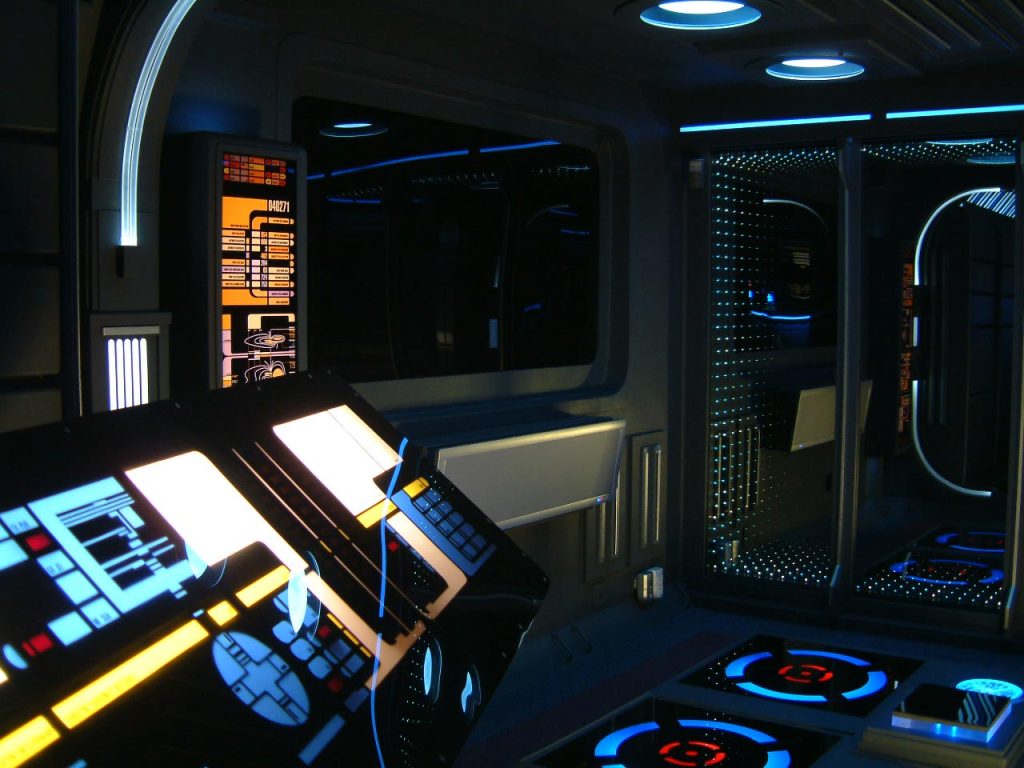 Apartamento convertido en la nave Enterprise de Star Trek