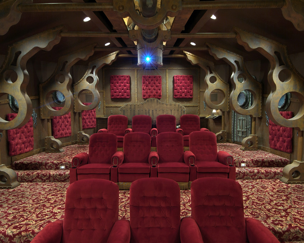 Sala de cine que es un submarino 