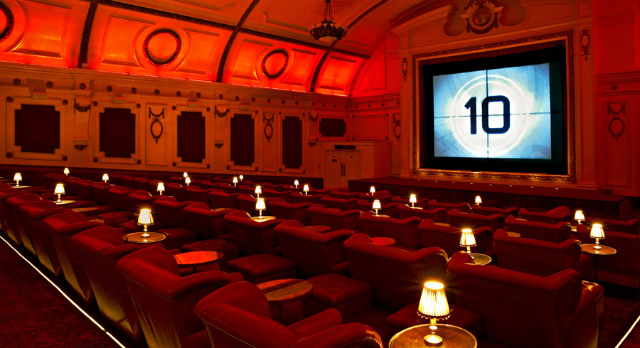 Sala de cine de lujo Londres