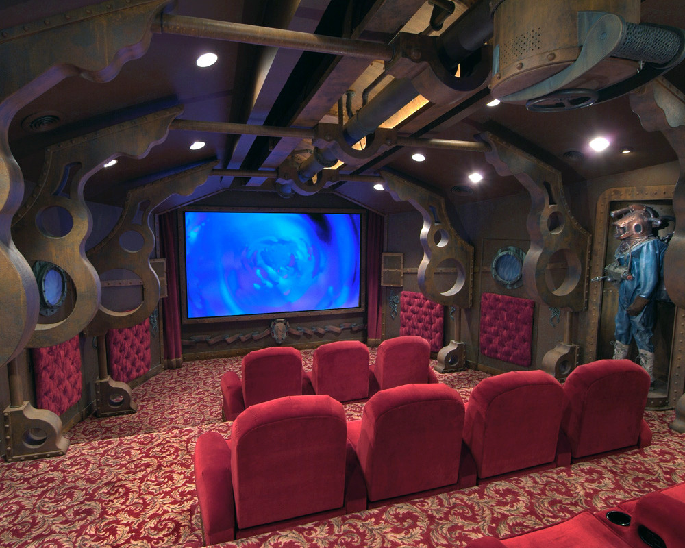 Sala de cine submarino 20.000 leguas de viaje submarino