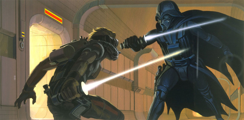 Fue idea de McQuarrie que sugirió que Vader tuviera que llevar respirador.