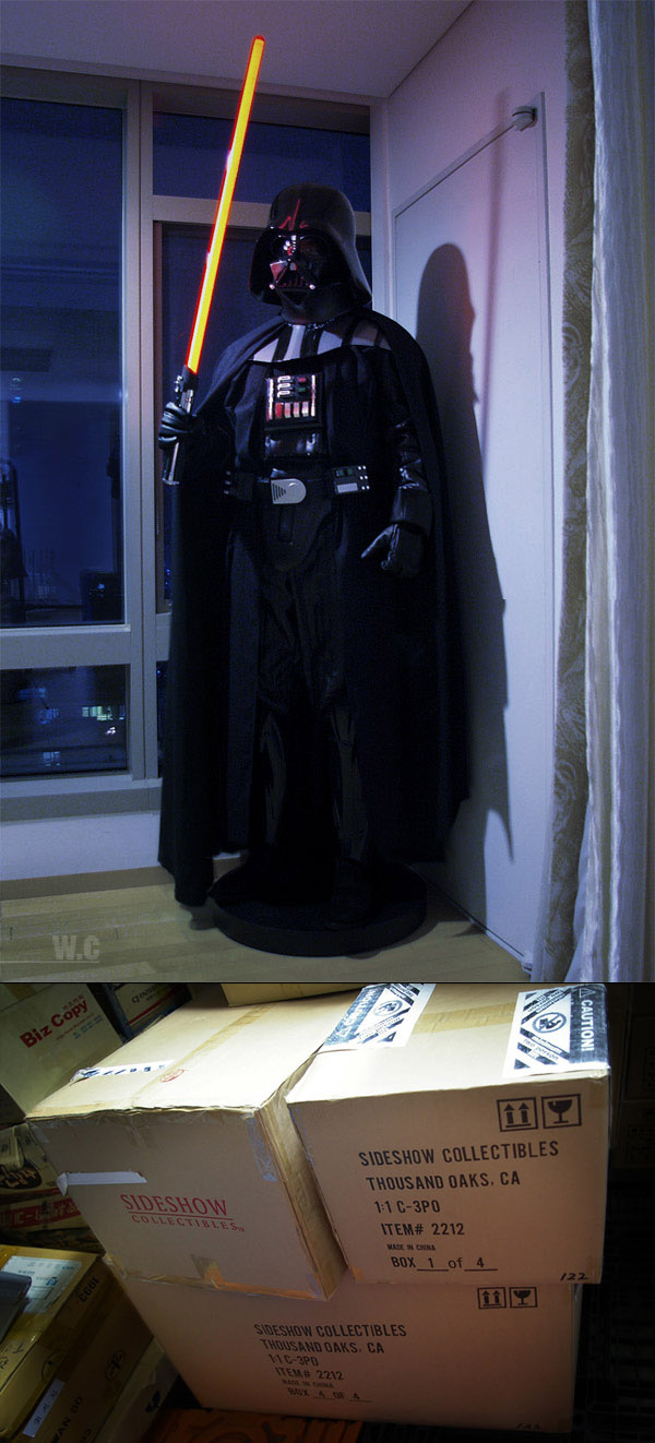 sideshow fan collection vader