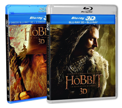 Películas del El Hobbit en Blu-ray 3D baratas, ofertas en películas Blu-ray, películas Blu-ray baratas