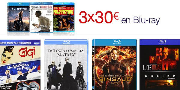 Ofertas en películas y packs Blu-ray
