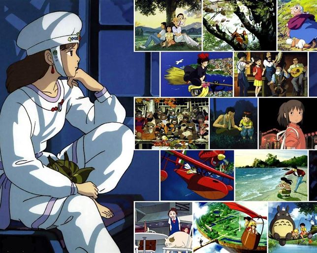 Imágenes de producciones de Studio Ghibli