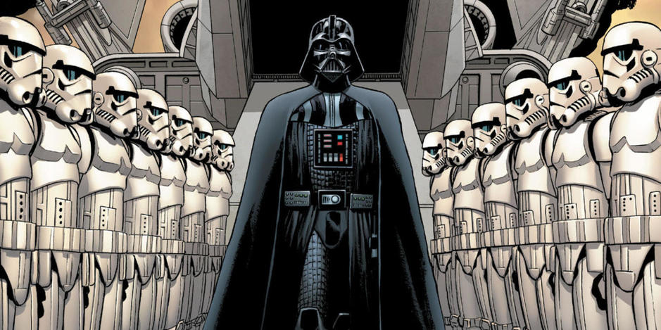 Darth Vader en versión cómic