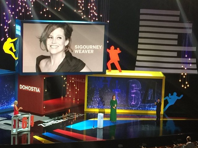 Sigourney Weaver recibe el Premio Donostia